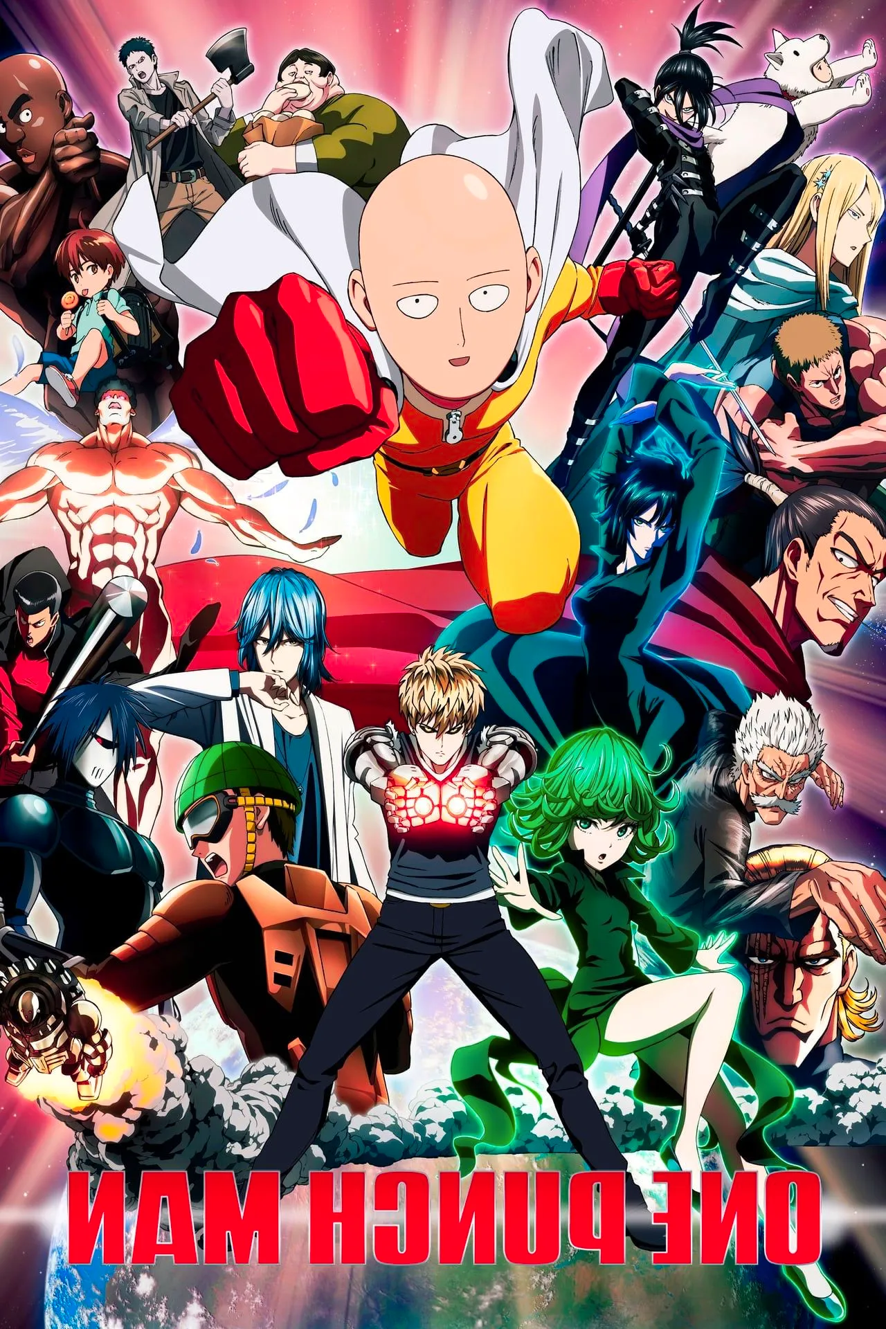 One-Punch Man Franchise Poster Image