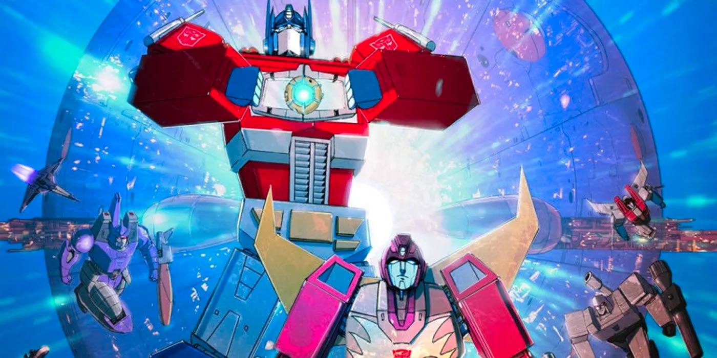 Optimus Prime and Hot Rod in The Transformers: The Movie Image