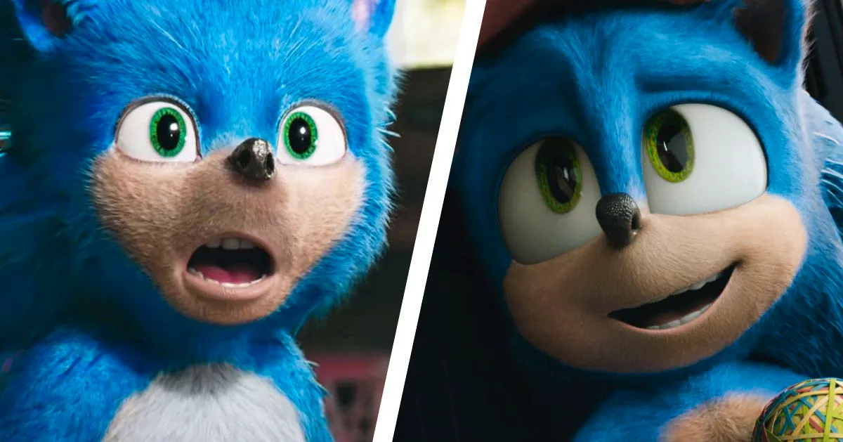 Original Live Action Sonic: Before & After Redesign - A Hilarious & Heartwarming Story image 1 Image