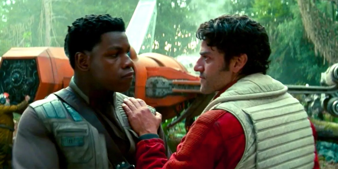 Oscar Isaac and John Boyega in Star Wars The Rise of Skywalker Image