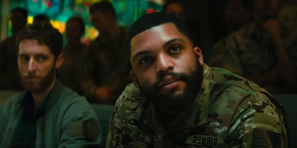 O'Shea Jackson Jr. and Thomas Middleditch sitting next to each other in Godzilla KOTM Image