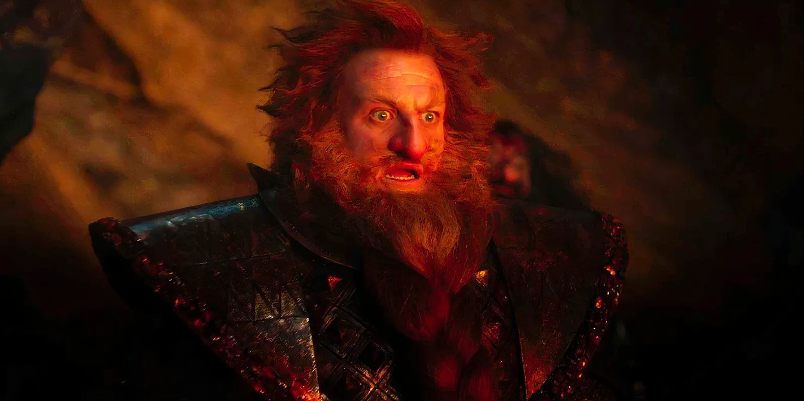 Owain Arthur looking shocked as Prince Durin in The Lord of the Rings The Rings of Power season 2 finale Image