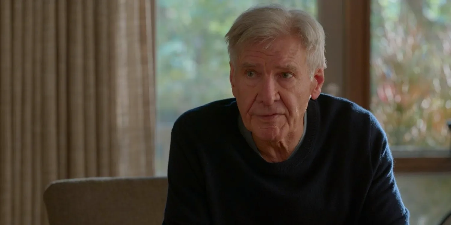 Paul (Harrison Ford) talking to a patient in Shrinking season 2 Image