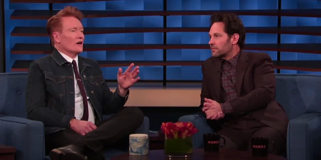 Paul Rudd on Conan O'Brien's talk show  Image