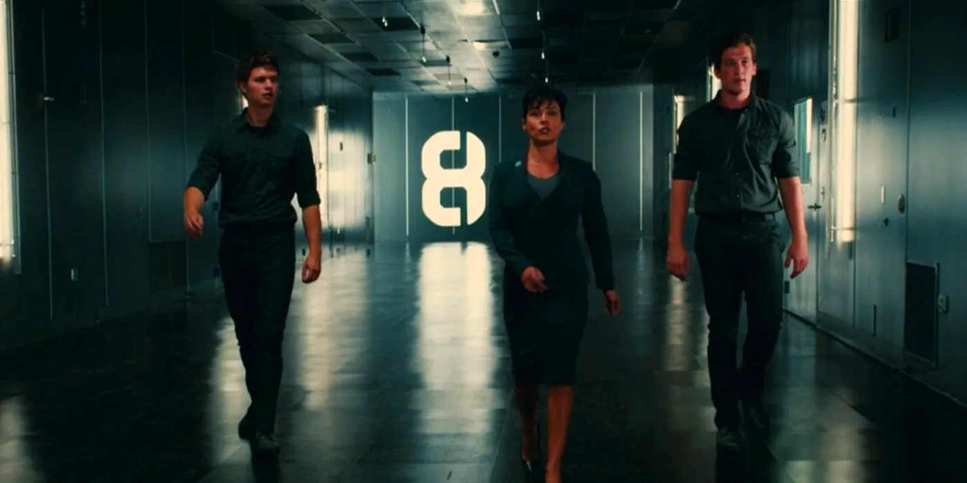 Peter and Caleb get briefed on their new jobs in Divergent: Allegiant Image