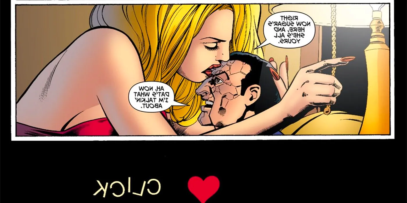 Peyton Riley the Ventriloquist makes love to Scarface after evading the Batman in Detective Comics Image