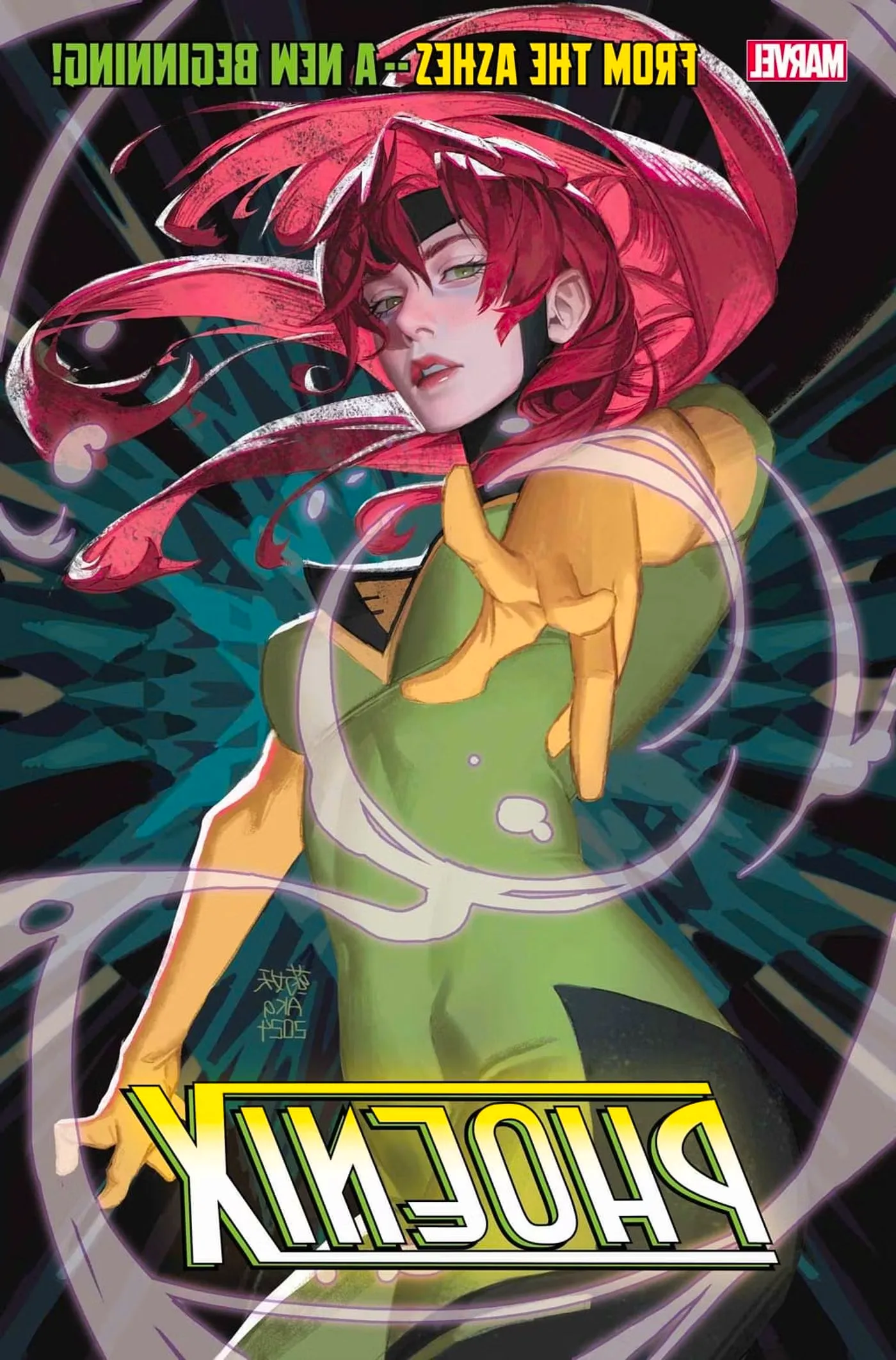 Phoenix #1 AKA Variant Cover, Jean Grey directing her telekinetic powers at the reader Image