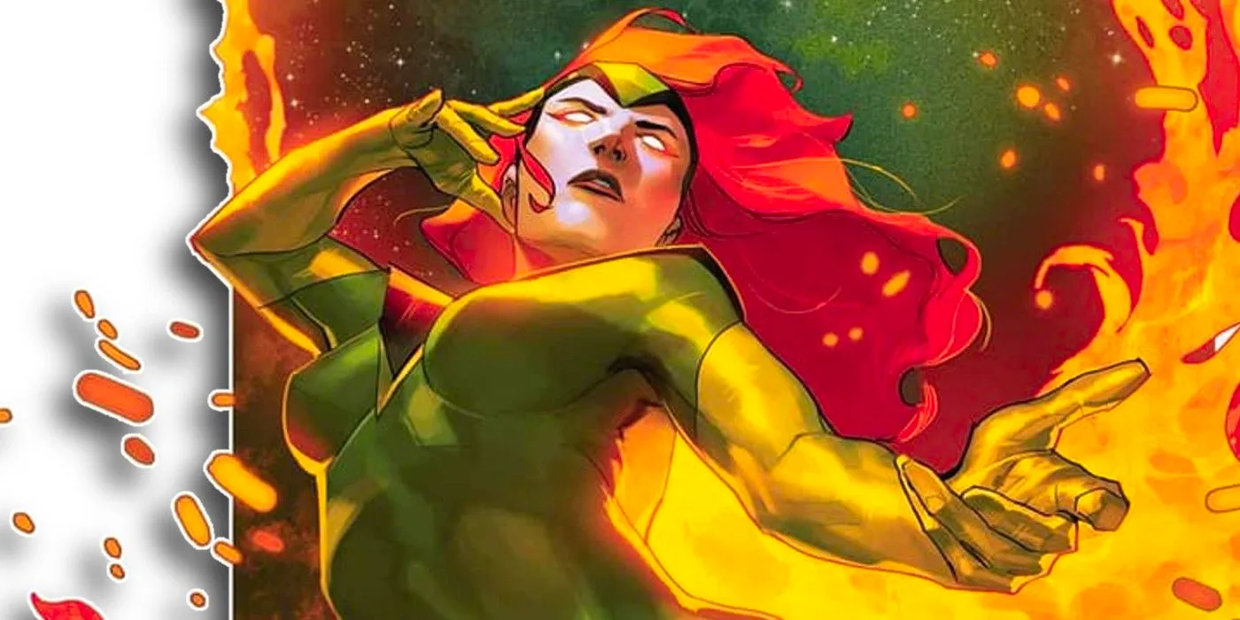 Phoenix #1 Yasmin Putri, Jean Grey wielding the fiery power of the Phoenix. Image