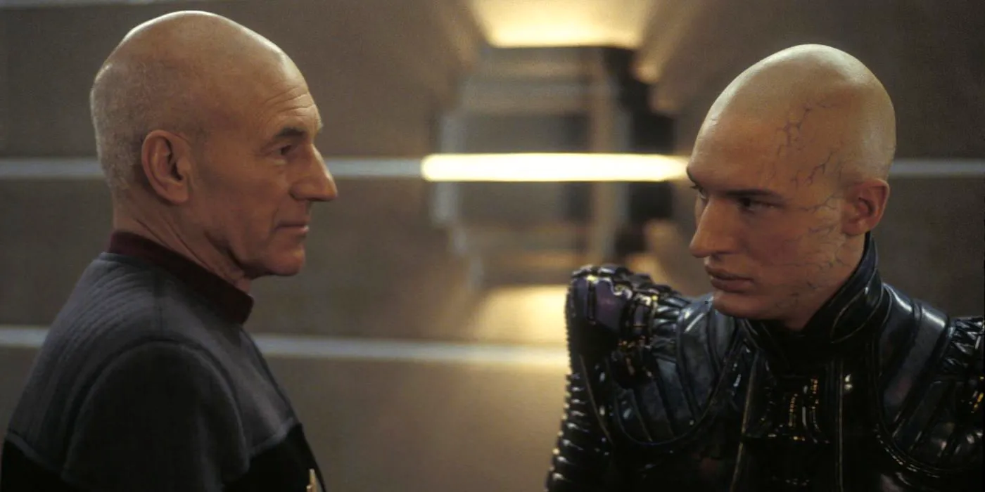 Picard faces Shinzon in Star Trek Nemesis Image