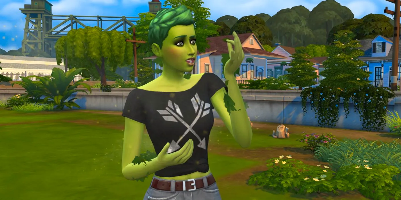 Plant Sim in The Sims Image