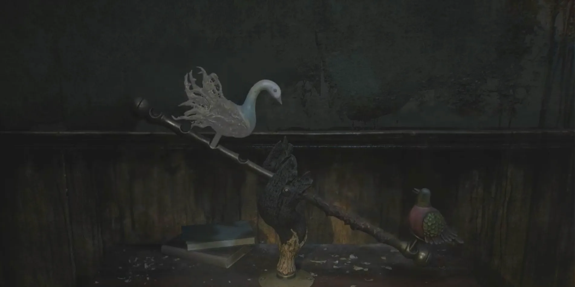 Player balances the seesaw and solves the puzzle at Bluecreek Apartments in Silent Hill 2 Remake Image