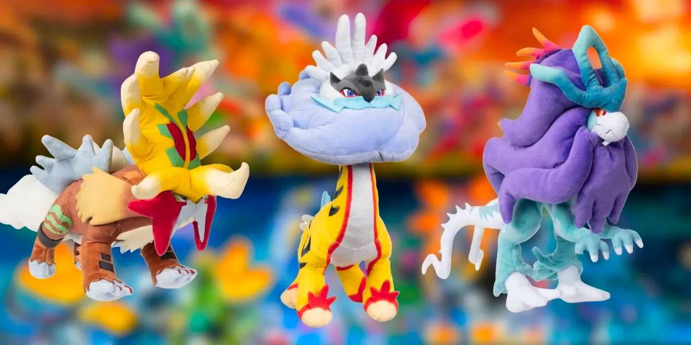 Plushes of Walking Wake, Raging Bolt, and Gouging Fire Image