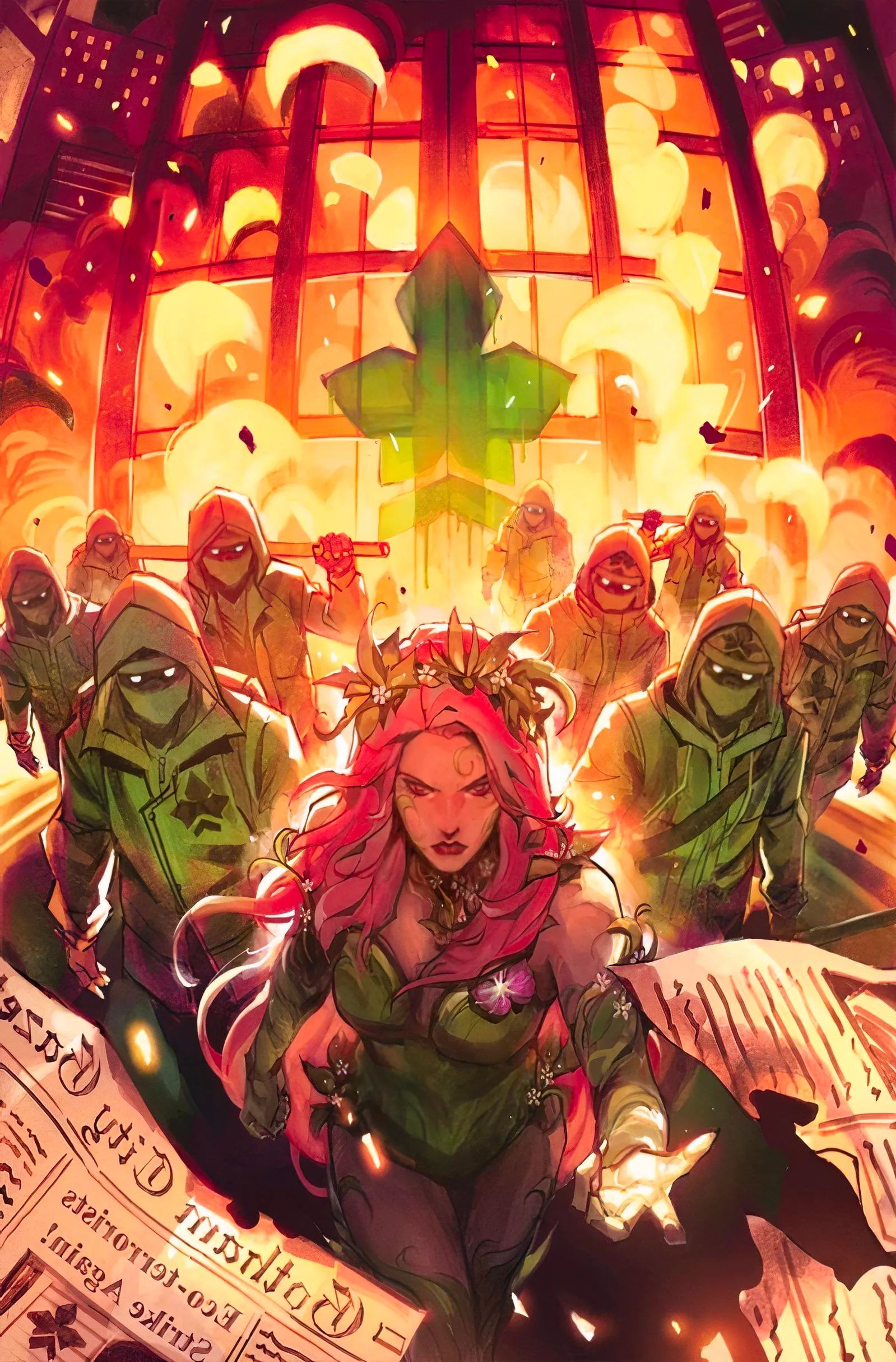 Poison Ivy #27 cover art Green knights Image