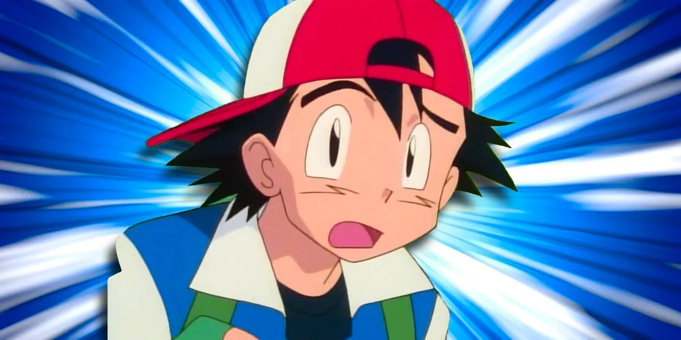 Pokemon: Ash looking confused. Image