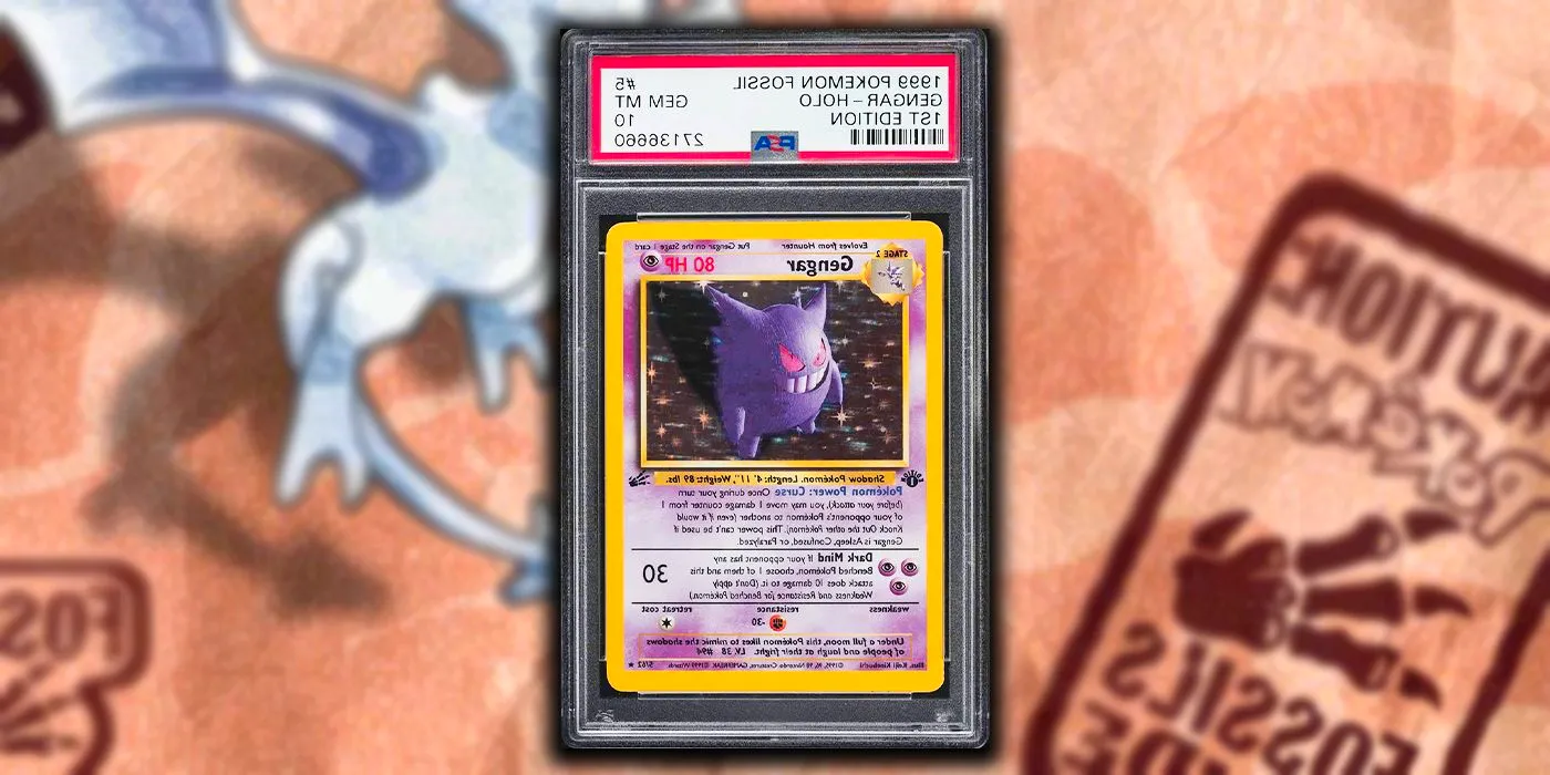 Pokemon Fossil TCG Gengar PWCC Image