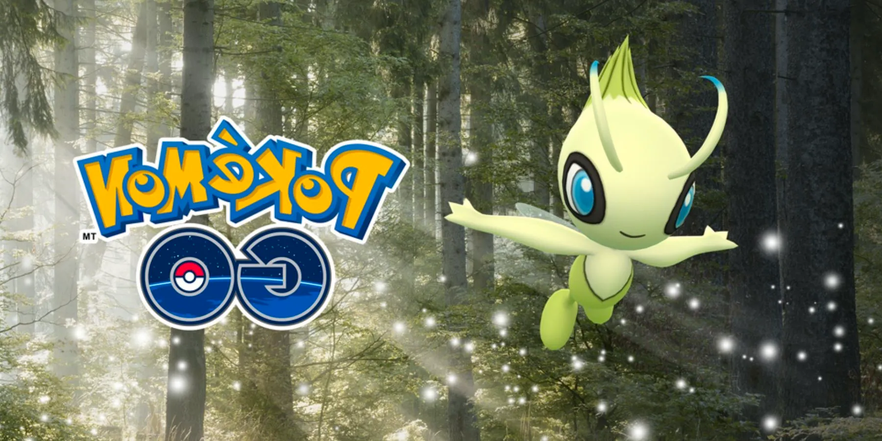 Pokémon GO key art for A Ripple in Time featuring Celebi Image