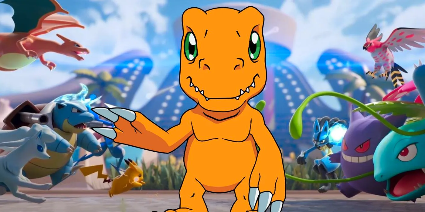 Pokemon Unite Digimon Agumon Image