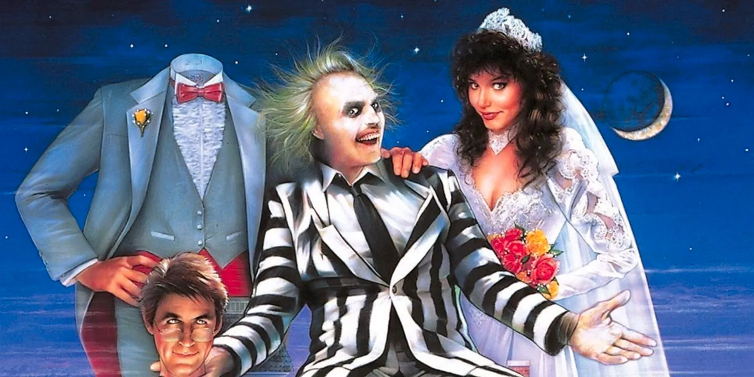 Poster for Beetlejuice with Michael Keaton, Geena Davis and Alec Baldwin Image