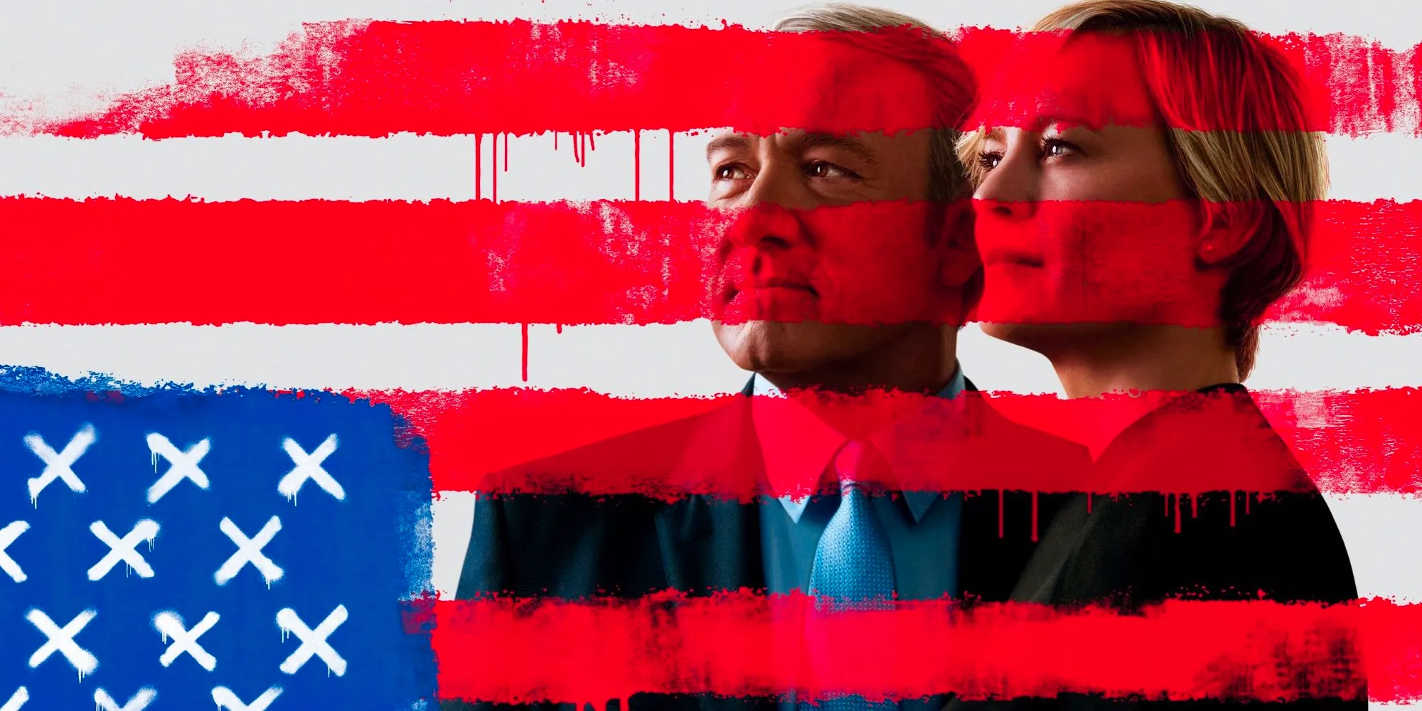 Poster for House of Cards season 5 with Robin Wright and Kevin Spacey Image