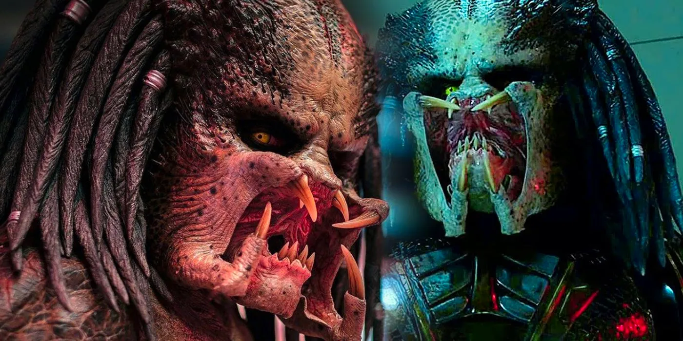 Predator looking with its mouth open in the Predator franchise Image