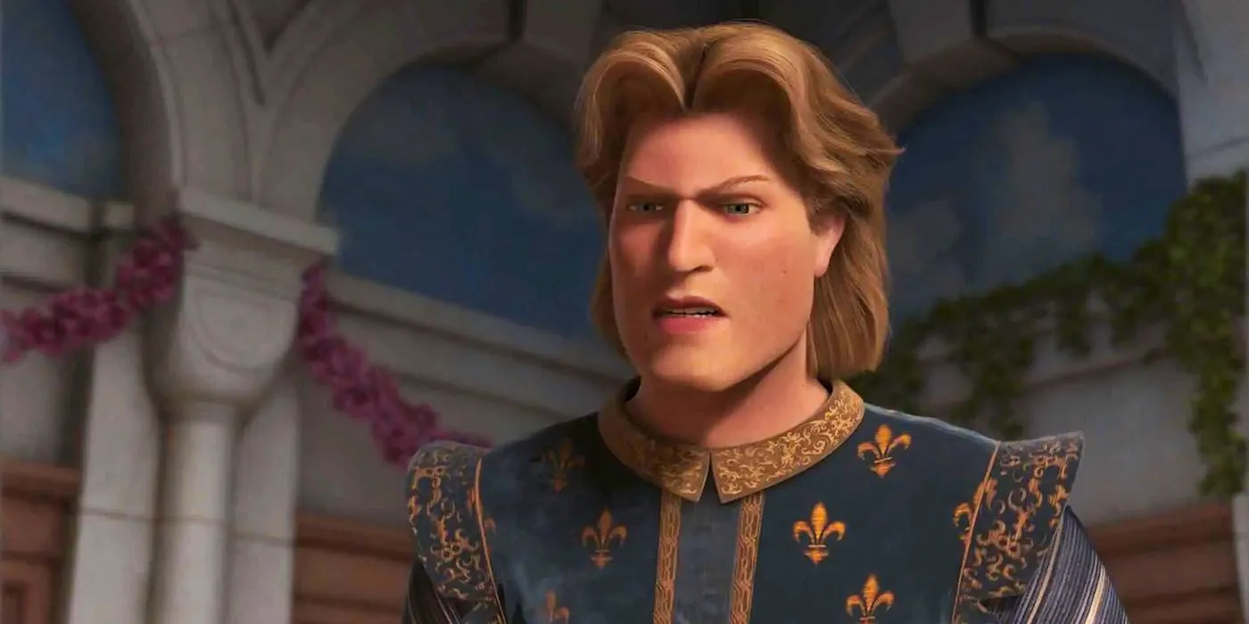 Prince Charming looking annoyed in Shrek the Third Image