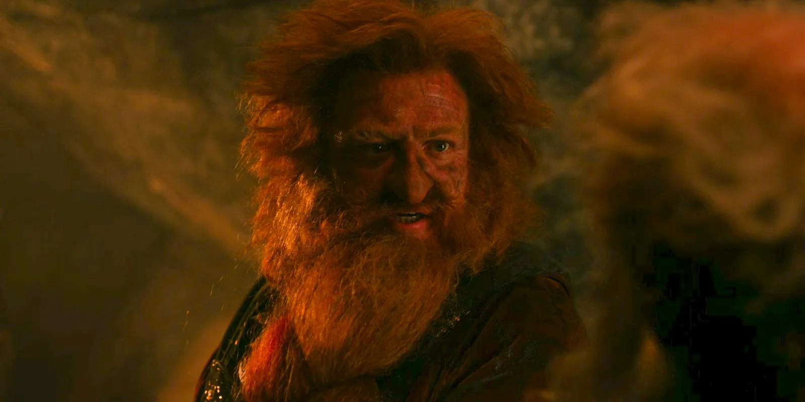 Prince Durin IV (Owain Arthur) working in the mines in The Lord of the Rings: The Rings of Power Season 2 Episode 2 Image