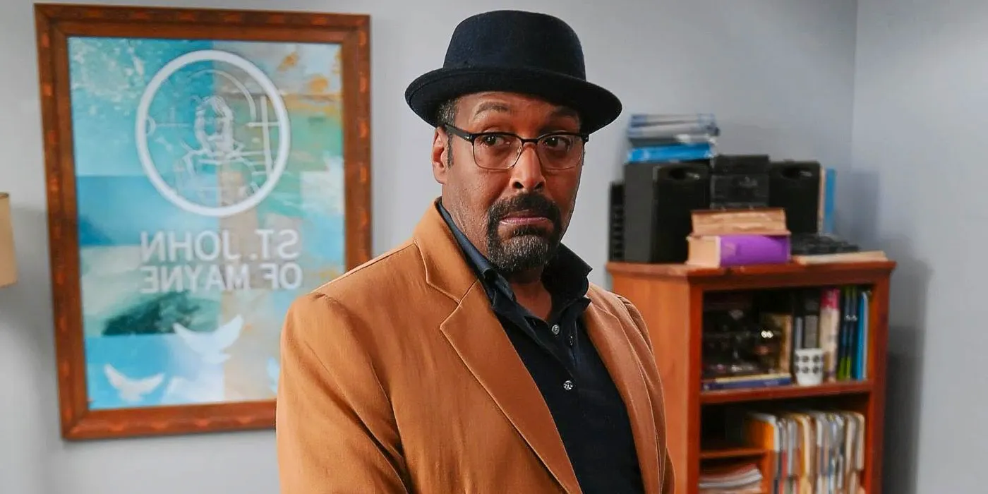 Professor Alec Mercer (Jesse L. Martin) wearing a hat and looking at someone off screen in The Irrational. Image