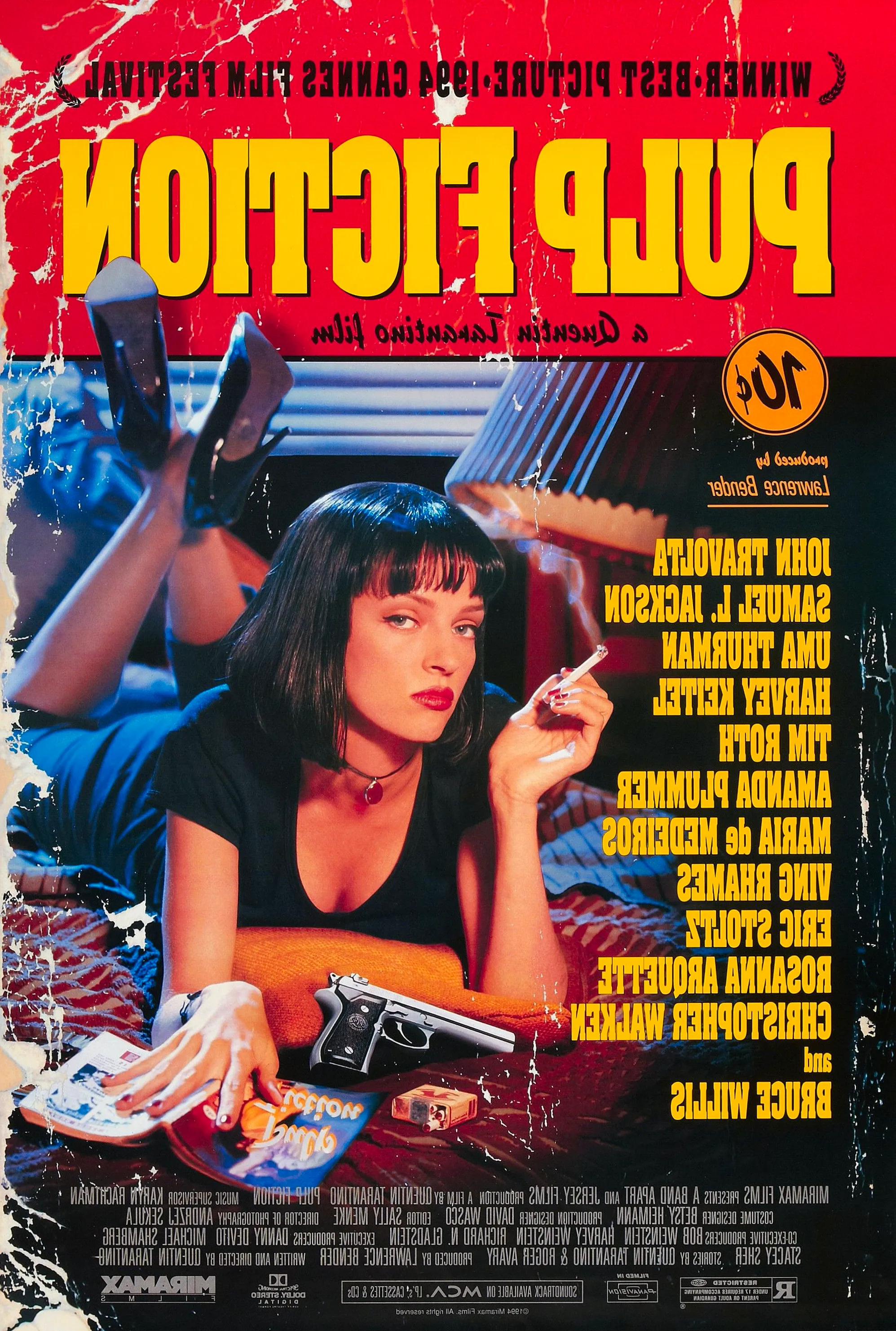 Pulp Fiction Movie Poster Image