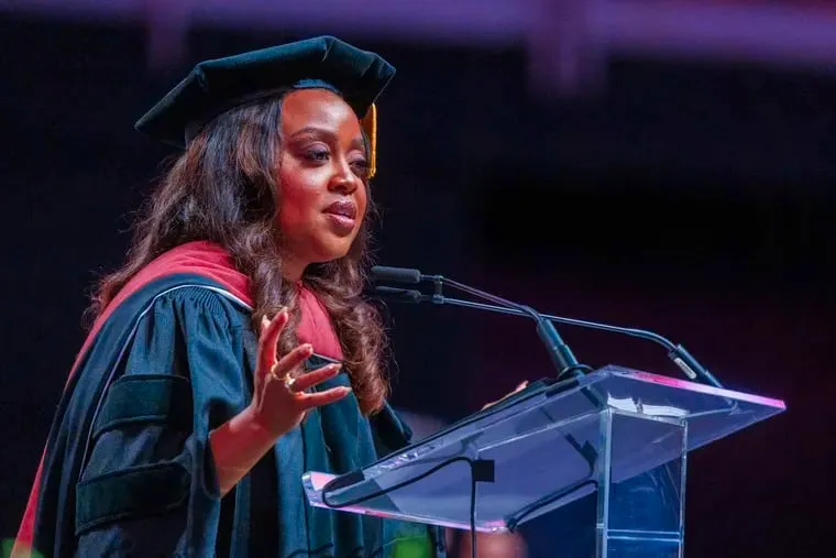 Quinta Brunson's FUNNIEST Commencement Speech EVER!  Honorary Doctorate + Insta DMs!  MUST WATCH! image 1 Image