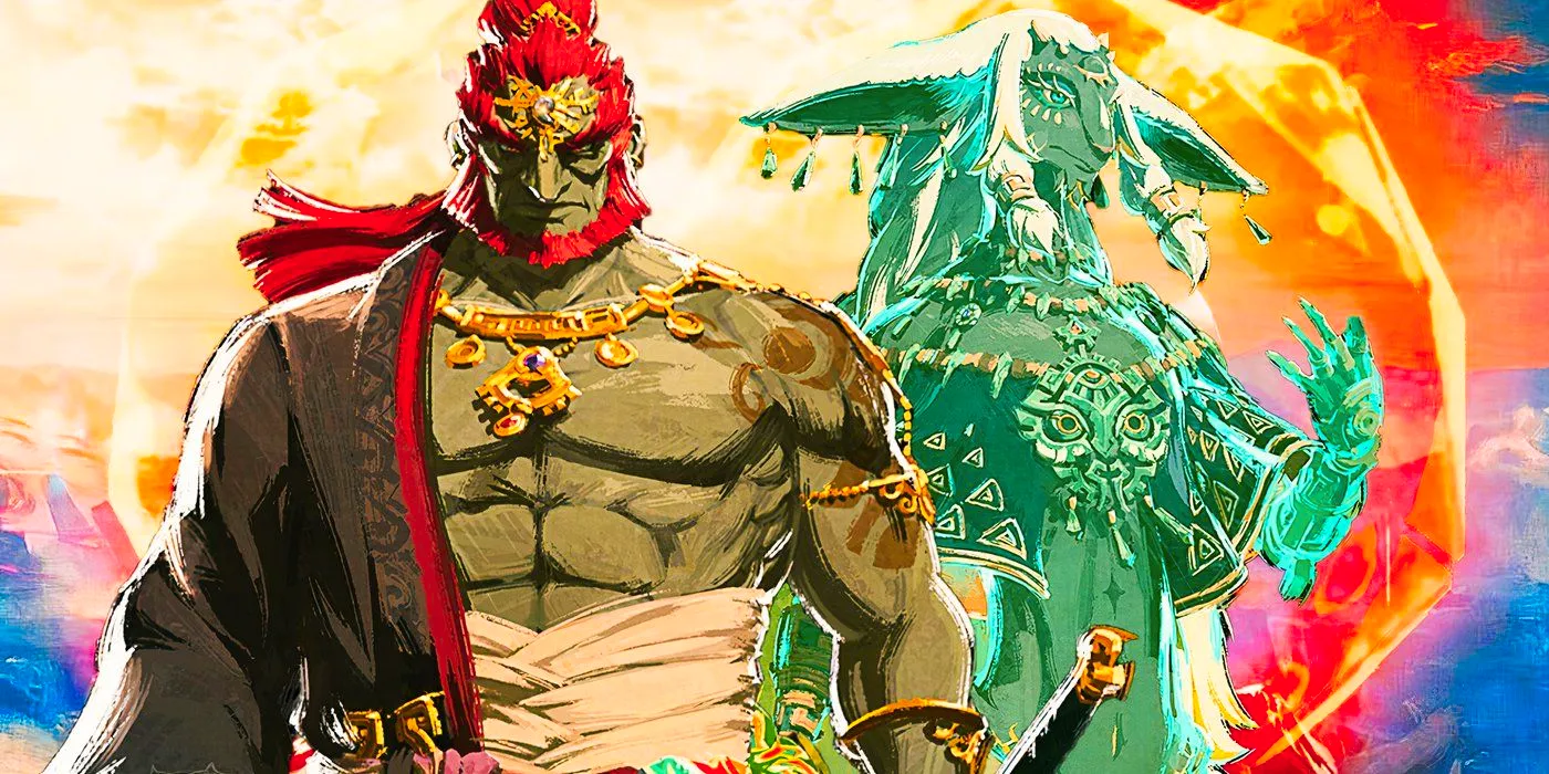 Rauru and Ganondorf from Tears of the Kingdom. Image