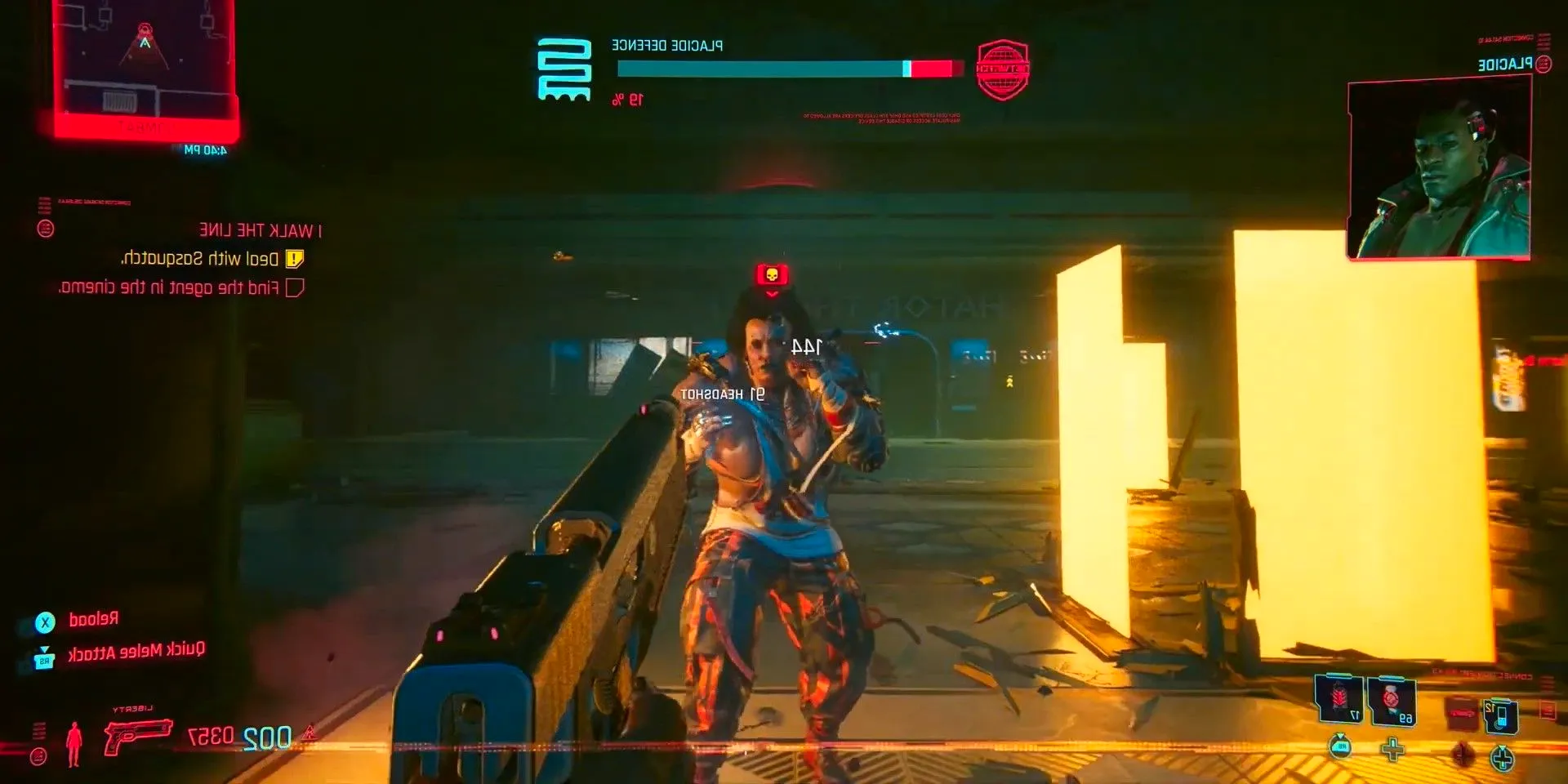 Rewards and consequences for fighting Sasquatch in Cyberpunk 2077 Image