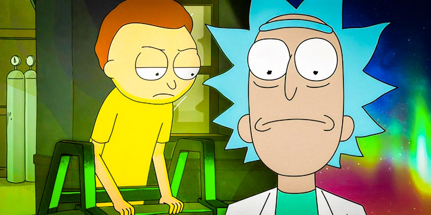 Rick and Morty looking concerned from Rick and Morty Image