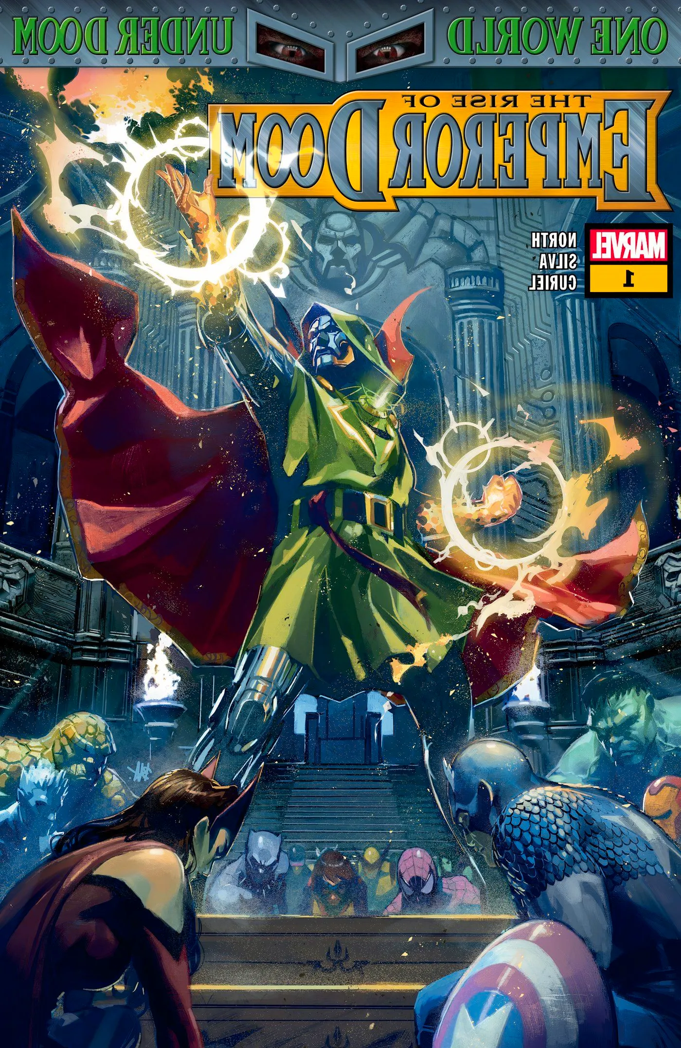 Rise of Emperor Doom #1 Comic Cover Art by Ben Harvey Image