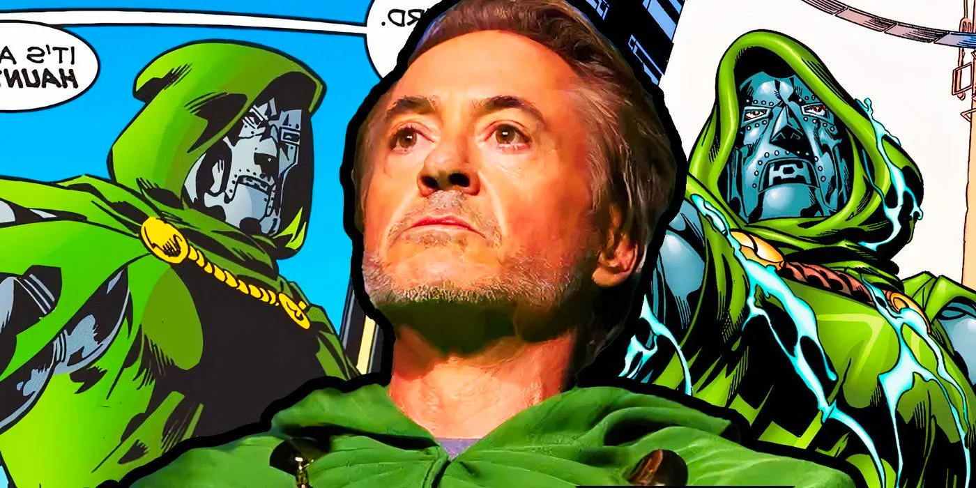 Robert Downey Jr. revealed as Doctor Doom with Doom in Marvel Comics' Heroes Reborn Image