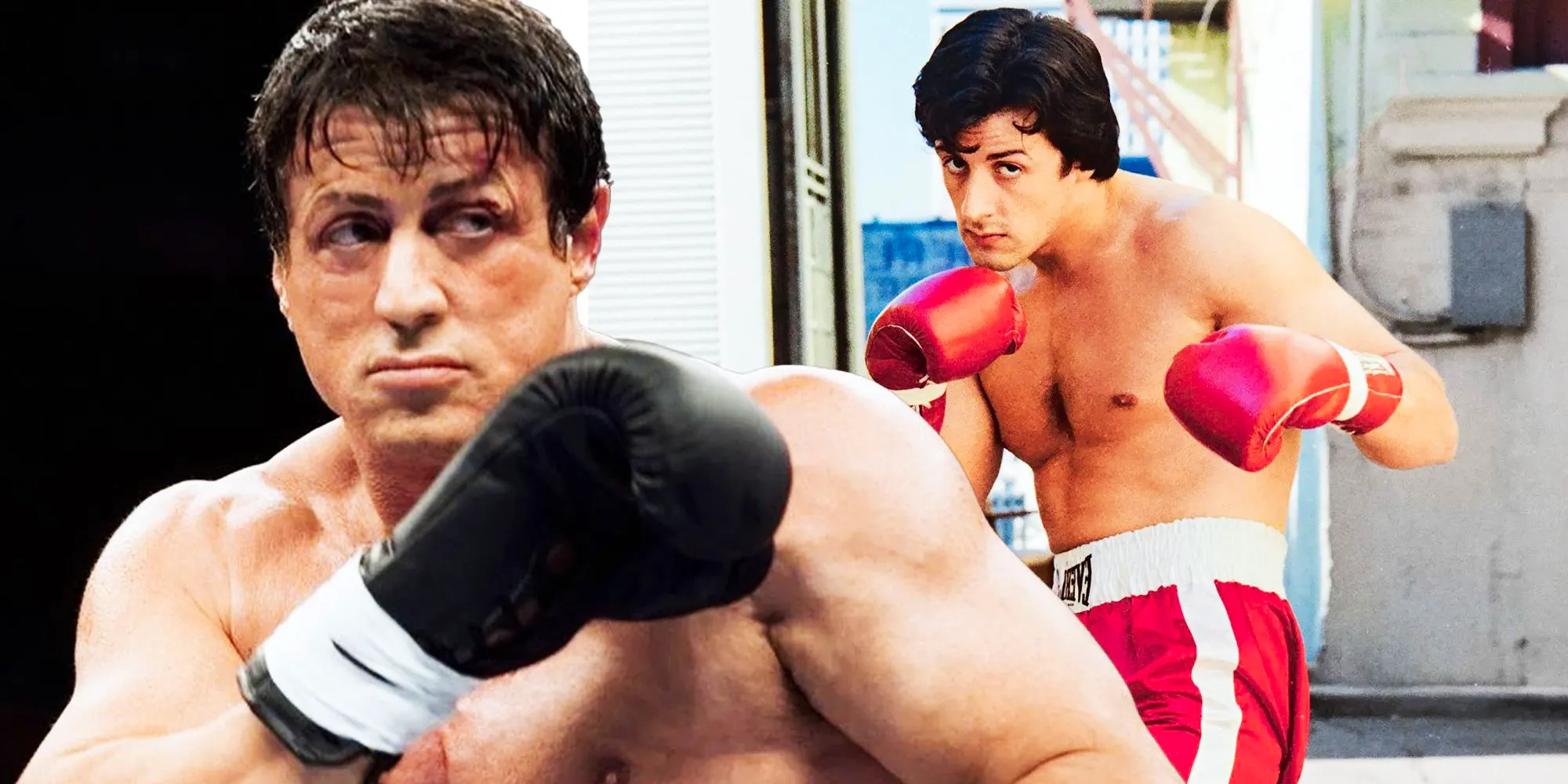 Rocky in Rocky Balboa and the red shorts mistake Image