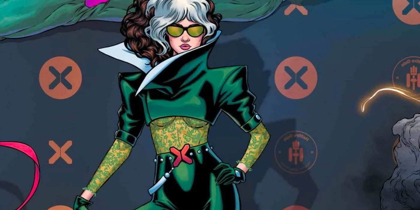 Rogue in her Hellfire Gala costume from Marvel Comics. Image