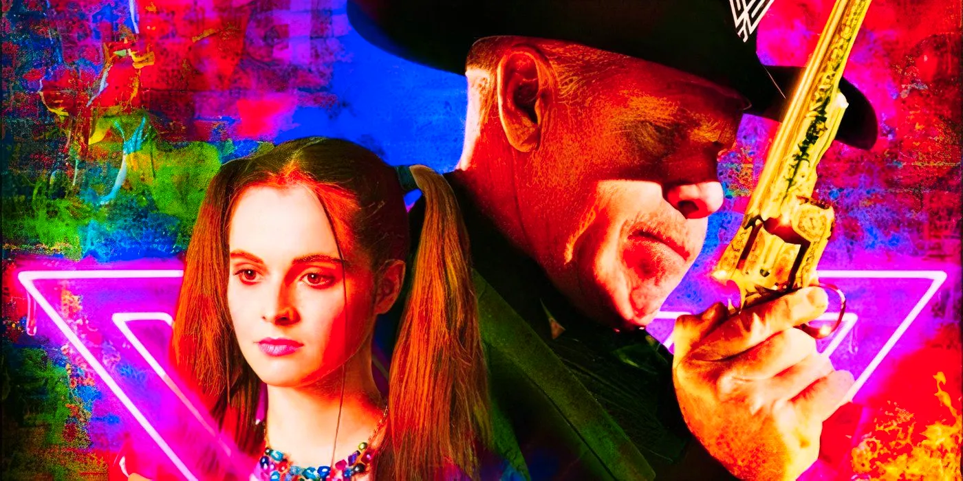 Ron Perlman and Vanessa Marano on the poster for This Game's Called Murder Image