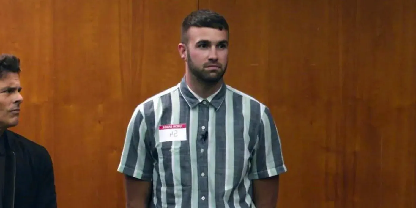 Ronald Gladden Standing in the Courtroom in Jury Duty Image