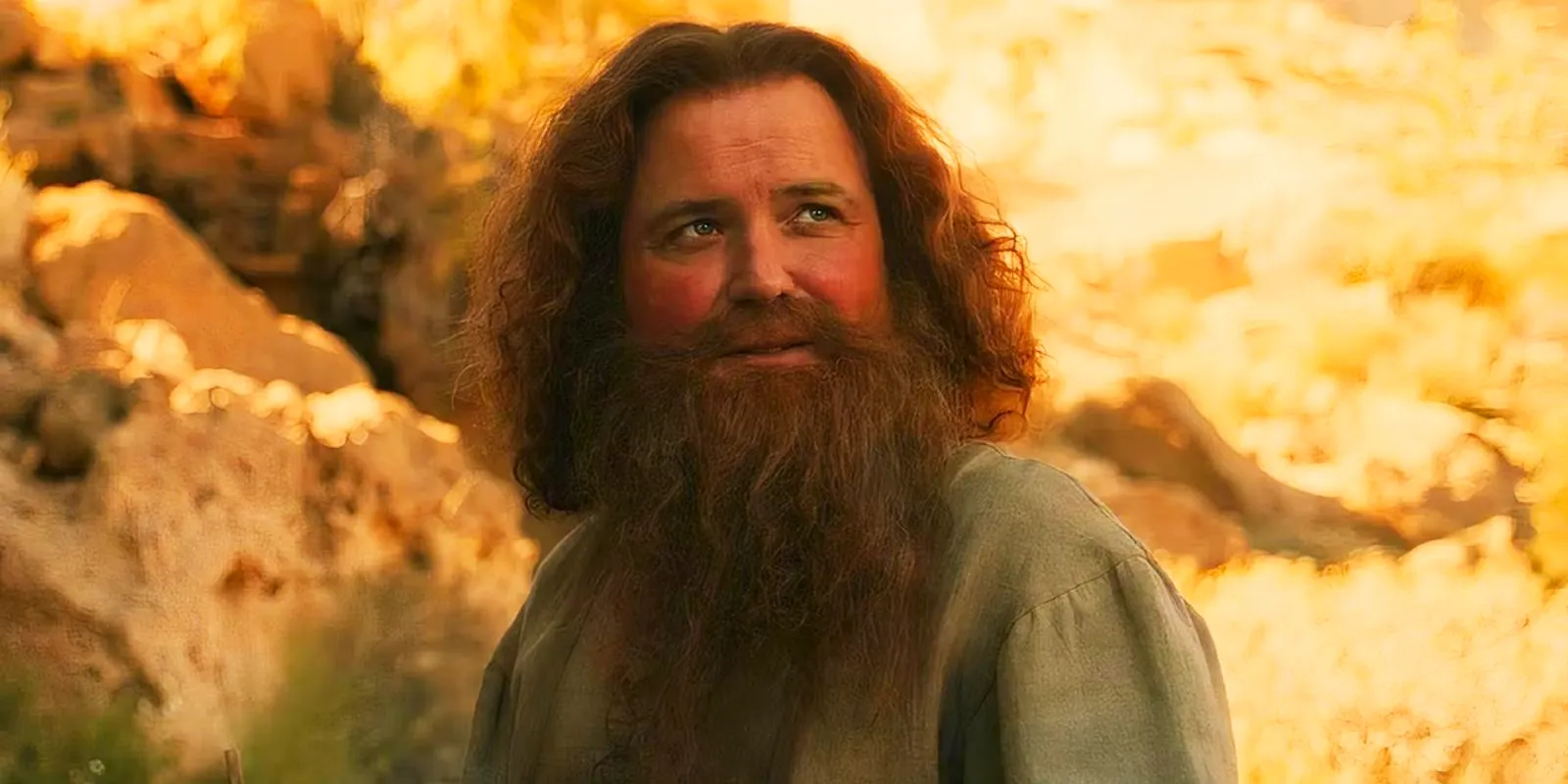 Rory Kinnear as Tom Bombadil in The Lord of the Rings: The Rings of Power season 2. Image