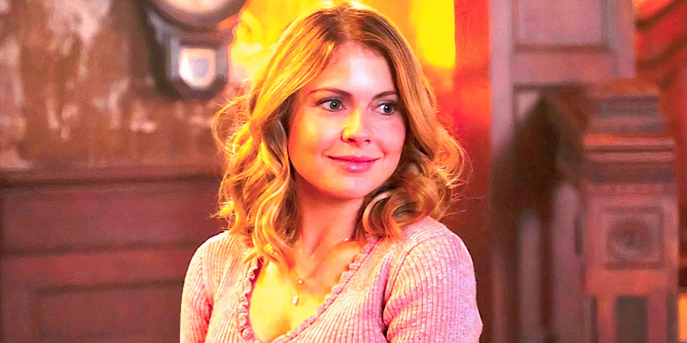 Rose McIver's Sam smiles in Ghosts Image