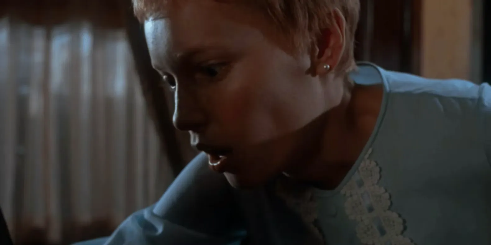 Rosemary looking down in Rosemary's baby Image