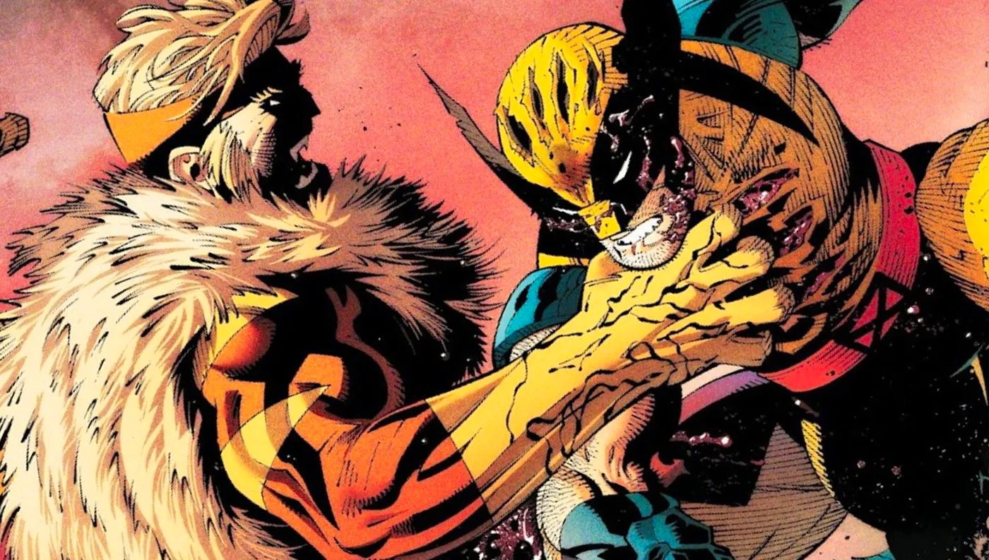 sabretooth vs wolverine in wolverine revenge Image