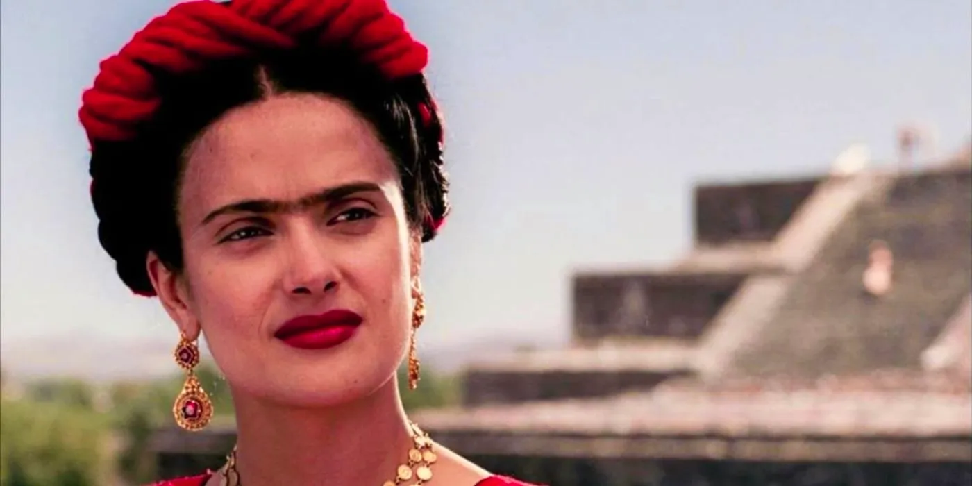 Salma Hayek as Frida Kahlo looking wistful in Frida 2002 Image