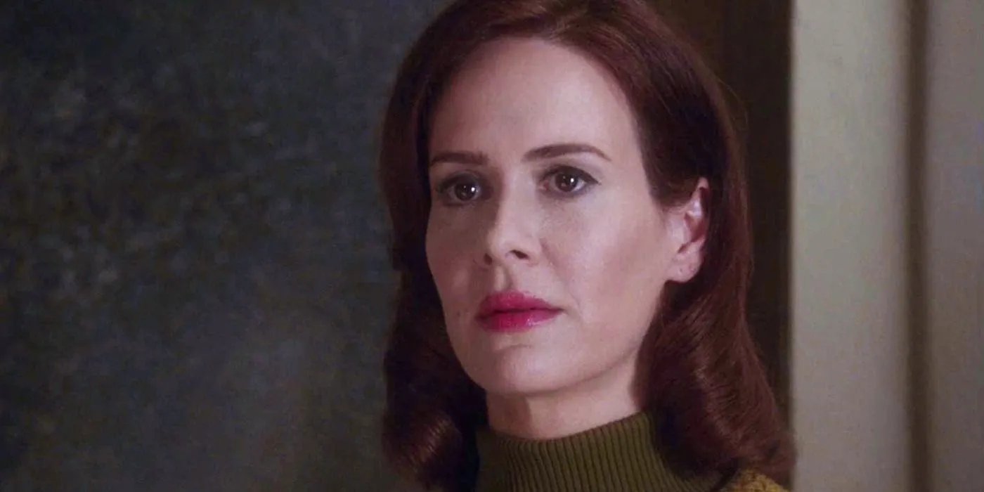 Sarah Paulson looking serious Image