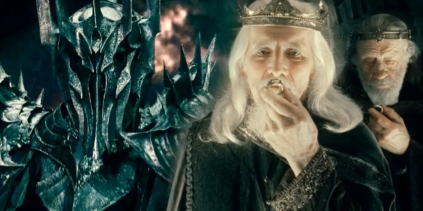 Sauron and Nazgul Ringwraiths in The Lord of the Rings Image