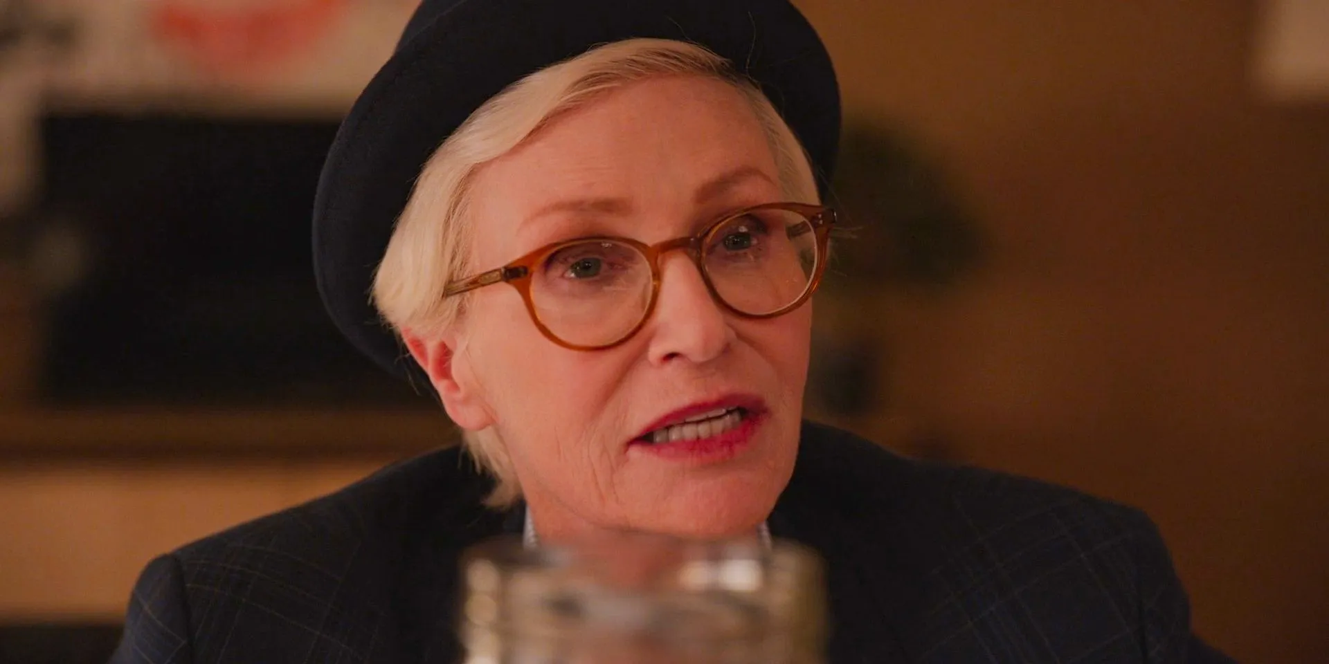 Sazz Pataki (Jane Lynch) ghost in Only Murders in the Building Season 4 Episode 2 Image