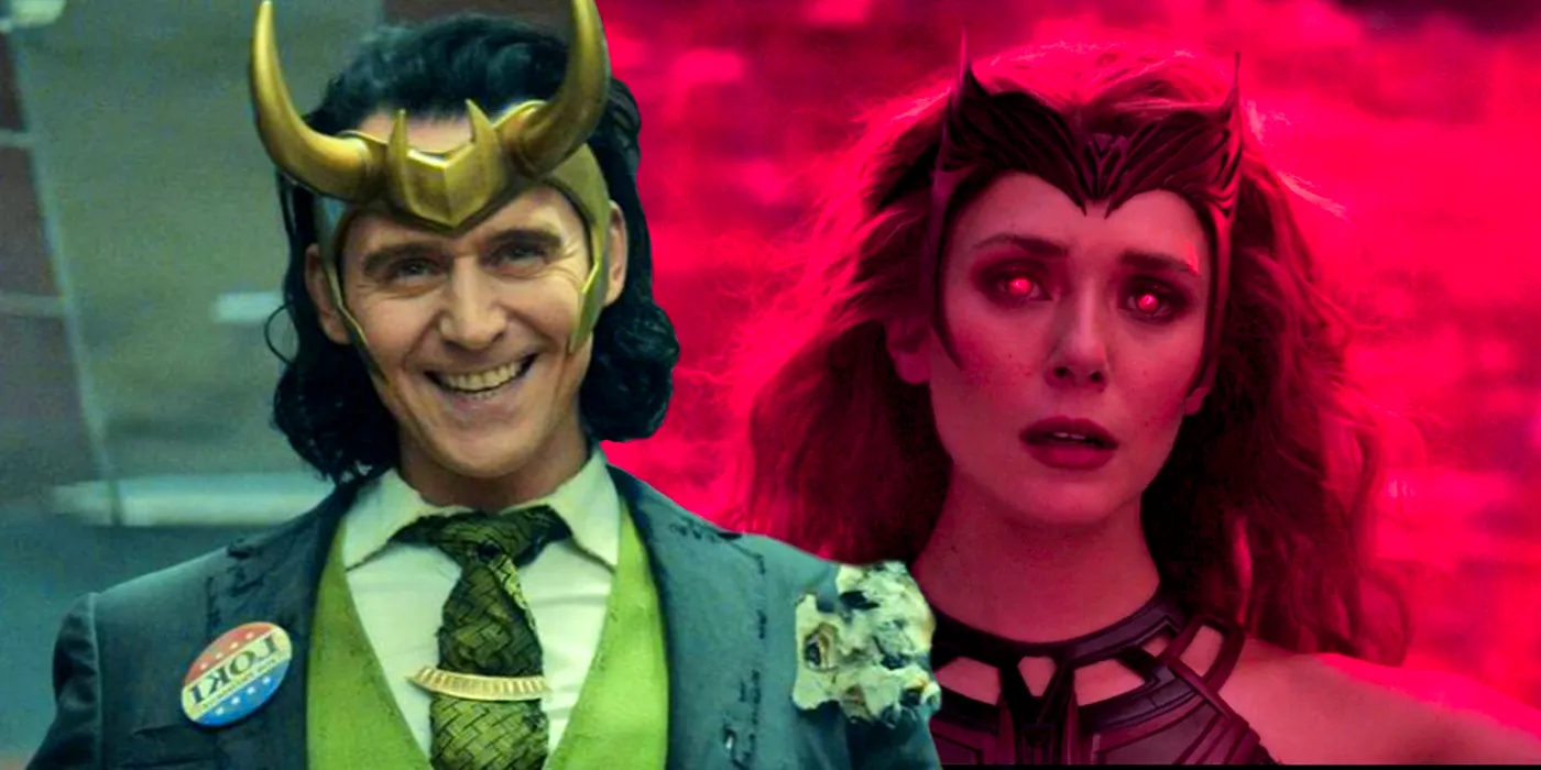 Scarlet Witch and Loki MCU Asgardian Chaos Magic Image