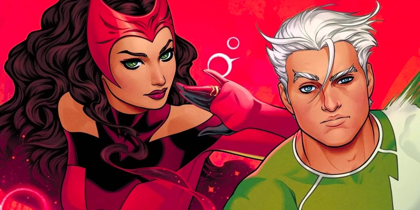 Scarlet Witch and Quicksilver side-by-side. Image