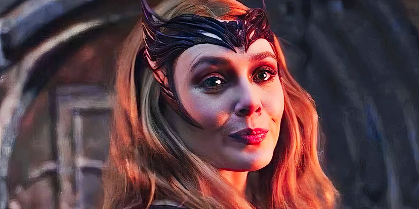 Scarlet Witch smirking in Doctor Strange in the Multiverse of Madness Image