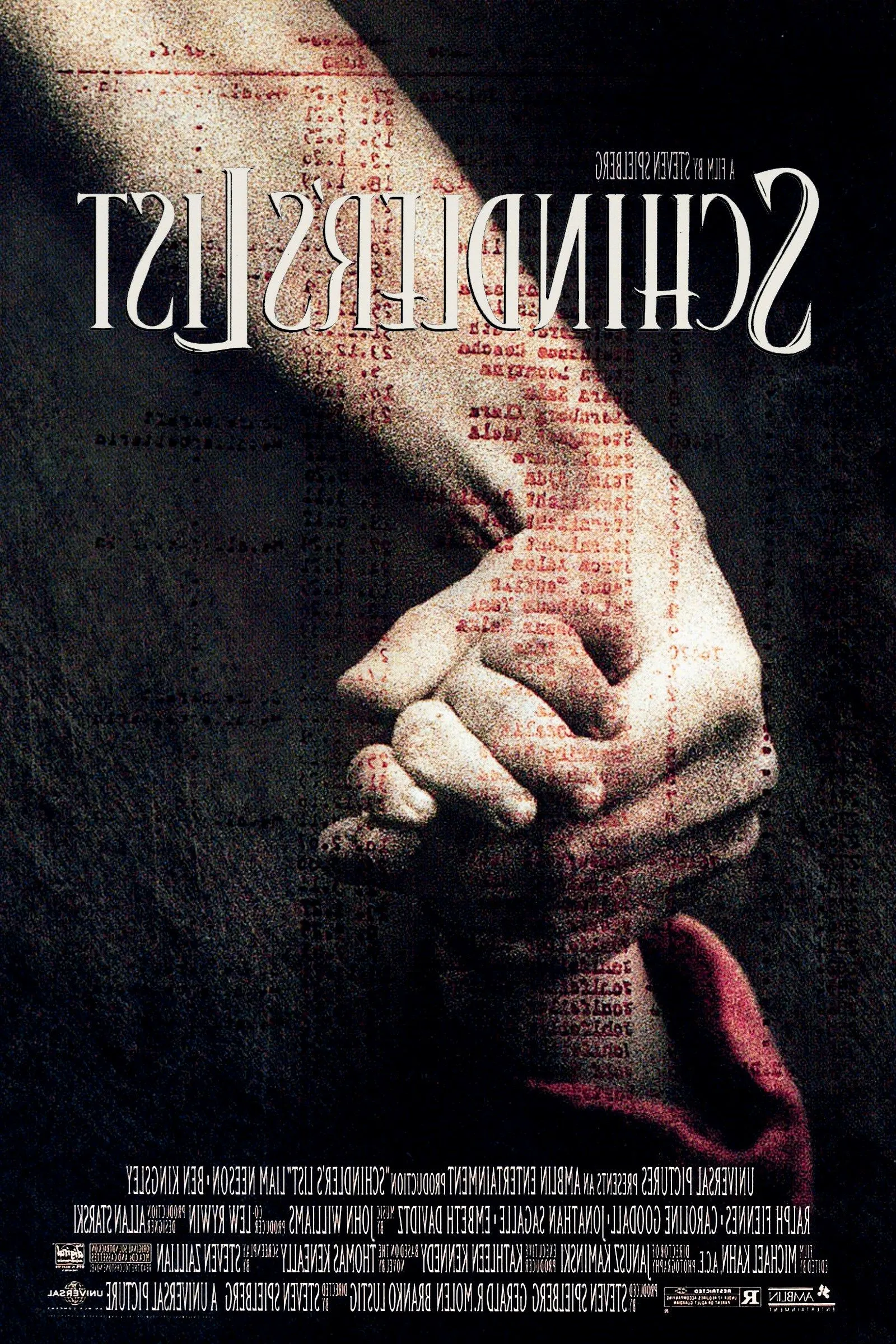 Schindlers List Film Poster Image